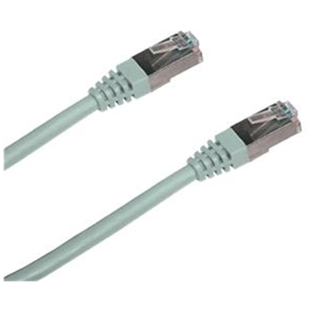 DATACOM Patchkabel 0,5 m, FTP, Cat5e, RJ45,šedý, 1580