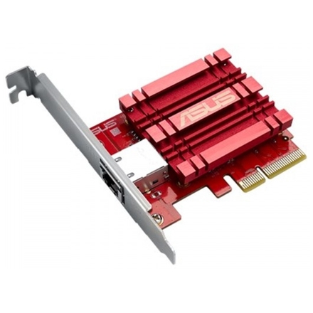 Asus XG-C100C - Síťový adap. 10GBase-T PCIe se zpět kompat. 5/2,5/1G a 100Mb/s; RJ45 a integr.QoS, 90IG0440-MO0R00
