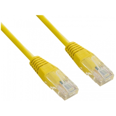 4World Patch kabel RJ45 Cat5e UTP 1.8m Yellow, 04730