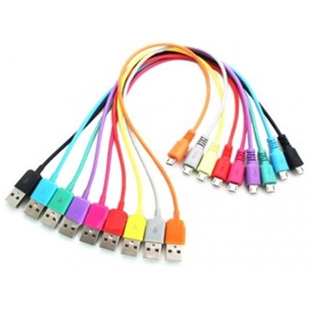 4World Datový kabel micro USB 1.0m Orange, 07953-OEM