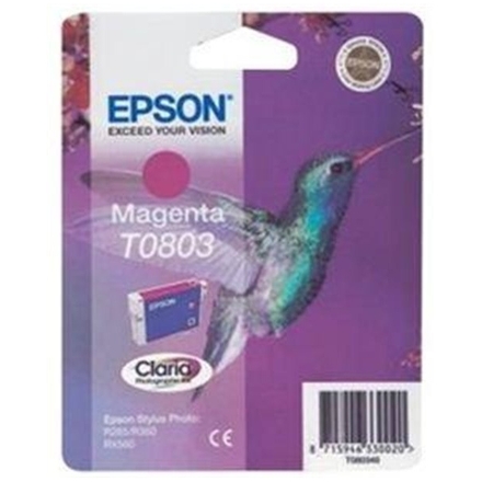 EPSON R265/360,RX560 Magenta Ink cartridge (T0803), C13T08034011 - originální