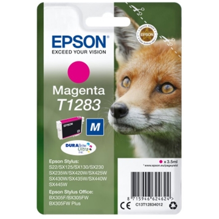 Epson Singlepack Magenta T1283 DURABrite Ultra Ink, C13T12834012 - originální