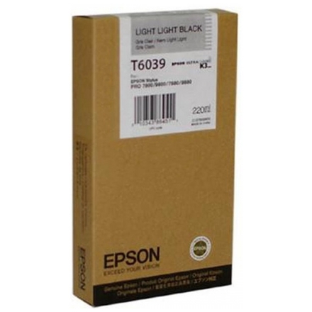 Epson T603 Light light black 220 ml, C13T603900 - originální