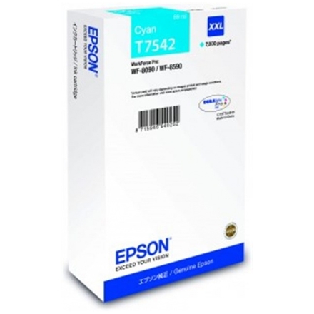 EPSON WF-8x90 Series Ink Cartridge XXL Cyan, C13T754240 - originální