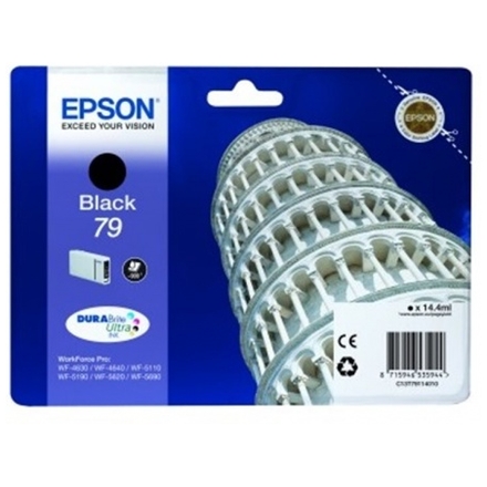 EPSON Singlepack Black 79 DURABrite Ultra Ink, C13T79114010 - originální