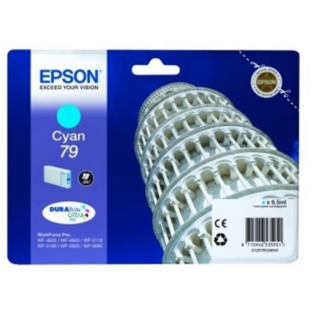 EPSON Singlepack Cyan 79 DURABrite Ultra Ink, C13T79124010 - originální