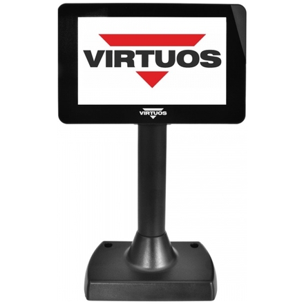 7" LCD barevný zákaznický displej Virtuos SD700F, USB, černý, EJG1007