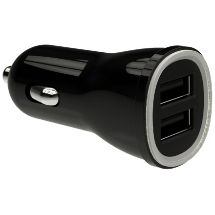 Nabíječka Winner DUAL Car USB Charger 3,1A (2,1A + 1A) černá, 3843