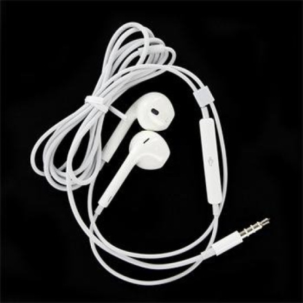 MD827ZM iPhone 5 3.5mm Stereo HF White (Bulk), 10023