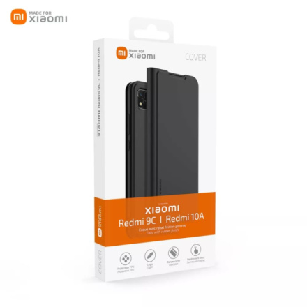 Made for Xiaomi Book Pouzdro pro Xiaomi Redmi 9C/9C NFC/10A Black, WIFOLIOREDMI10A/9C