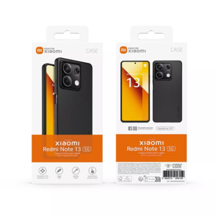 Made for Xiaomi TPU Kryt pro Xiaomi Redmi Note 13 5G Black, WICOQUENOTE135GN