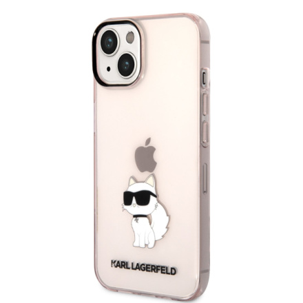 Karl Lagerfeld IML Choupette NFT Zadní Kryt pro iPhone 14 Plus Pink, KLHCP14MHNCHTCP