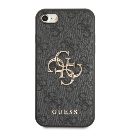 Guess PU 4G Metal Logo Zadní Kryt pro iPhone 7/8/SE2020/SE2022 Grey, GUHCI84GMGGR