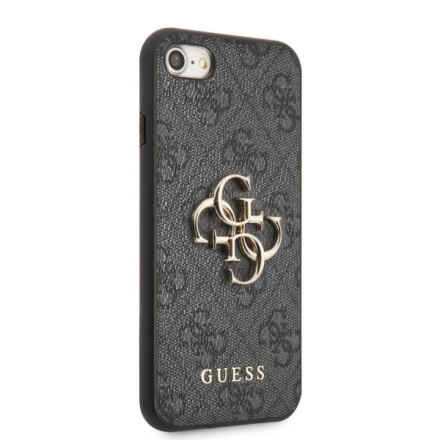 Guess PU 4G Metal Logo Zadní Kryt pro iPhone 7/8/SE2020/SE2022 Grey, GUHCI84GMGGR