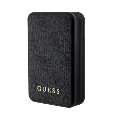 Guess PU 4G Leather Powerbanka 10000mAh Black, GUPB10DP4GEGK