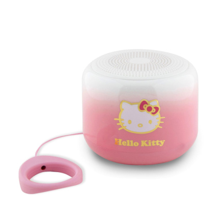 Hello Kitty Mini Bluetooth Speaker Kitty Head Logo Pink, HKWSBT6GKEP