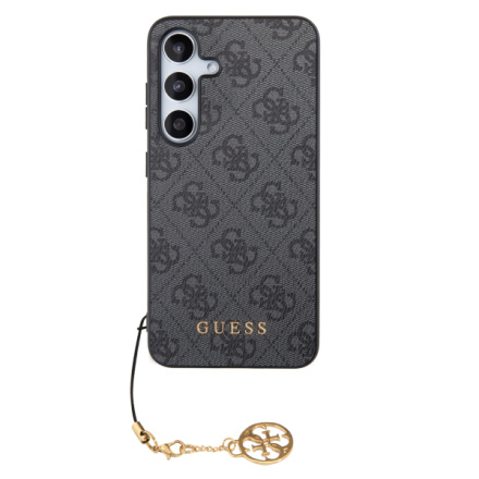 Guess 4G Charm Zadní Kryt pro Samsung Galaxy S24+ Grey, GUHCS24MGF4GGR