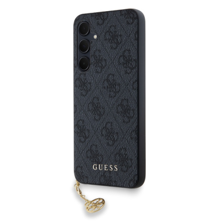 Guess 4G Charms Zadní Kryt pro Samsung Galaxy A35 5G Grey, GUHCSA35GF4GGR