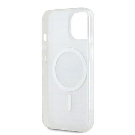 DKNY PC/TPU Repeat Pattern Tonal Stripe Magsafe Zadní Kryt pro iPhone 13 Beige, DKHMP13MHRHSEE