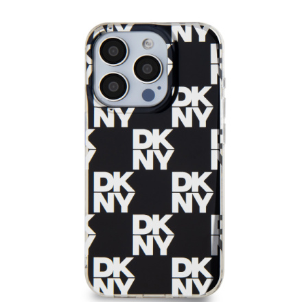 DKNY PC/TPU Checkered Pattern Zadní Kryt pro iPhone 14 Pro Max Black, DKHCP14XHDLCEK