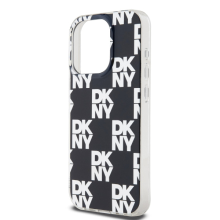 DKNY PC/TPU Checkered Pattern Zadní Kryt pro iPhone 14 Pro Max Black, DKHCP14XHDLCEK