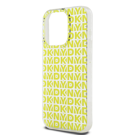 DKNY PC/TPU Repeat Pattern Zadní Kryt pro iPhone 15 Pro Max Yellow, DKHCP15XHOPECY