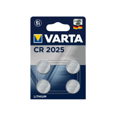 Varta CR 2025 Baterie 4ks, 6025101404