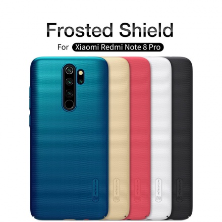 Nillkin Super Frosted Zadní Kryt pro Xiaomi Redmi Note 8 Pro Peacock Blue, 2449215