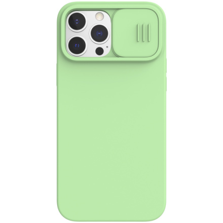 Nillkin CamShield Silky Magnetic Silikonový Kryt pro Apple iPhone 13 Pro Max Mint Green, 57983106127