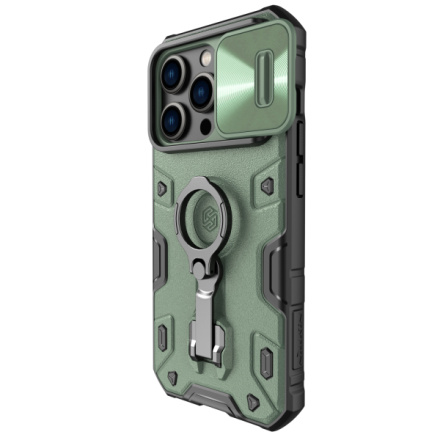 Nillkin CamShield Armor PRO Zadní Kryt pro Apple iPhone 14 Pro Dark Green, 57983111898