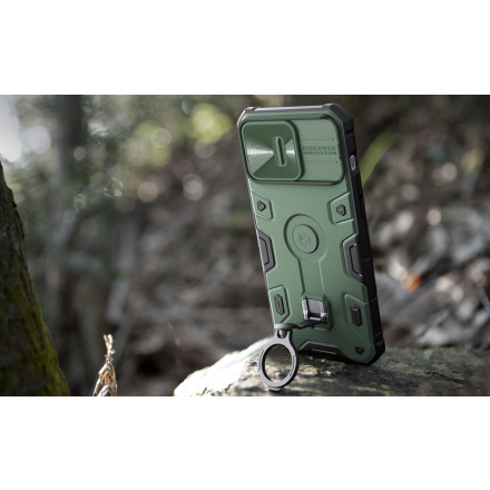 Nillkin CamShield Armor PRO Zadní Kryt pro Apple iPhone 14 Pro Dark Green, 57983111898