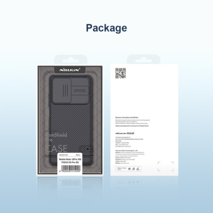 Nillkin CamShield PRO Zadní Kryt pro Xiaomi Redmi Note 12 Pro 5G/Poco X5 Pro 5G Black, 57983114883