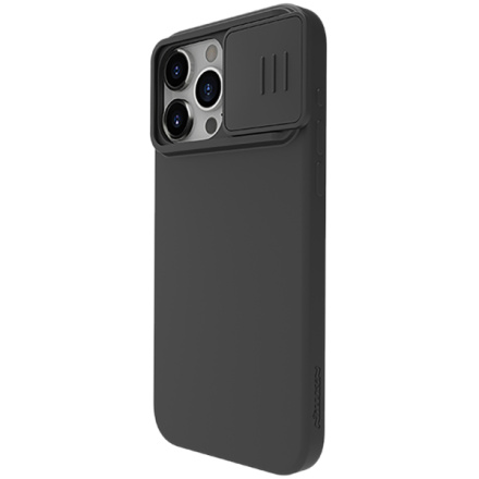 Nillkin CamShield Silky Silikonový Kryt pro Apple iPhone 15 Pro Max Black, 57983117027