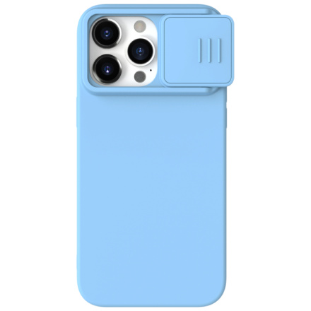 Nillkin CamShield Silky Silikonový Kryt pro Apple iPhone 15 Pro Max Blue Haze, 57983118425