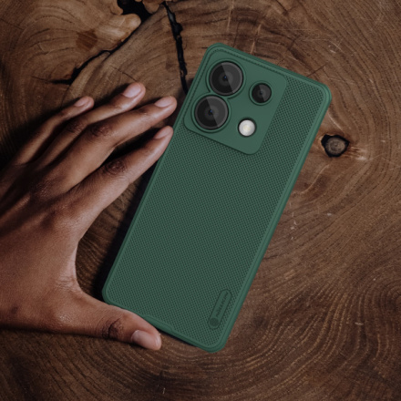 Nillkin Super Frosted PRO Zadní Kryt pro Xiaomi Redmi Note 13 Pro 5G/Poco X6 5G Deep Green, 57983119753