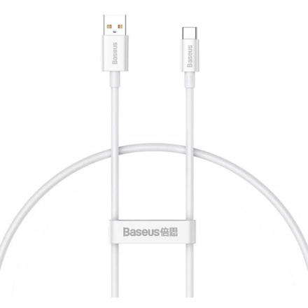 Baseus Superior Series Fast Charging Datový Kabel USB - USB-C 100W 0.25m Moon White, P10320102214-00