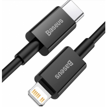 Baseus  Superior Fast Charging Datový Kabel USB-C to Lightning 20W 2m Black, CATLYS-C01