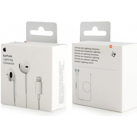  Apple EarPods Lightning Audio Stereo HF White, MMTN2ZM/A