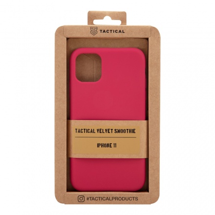 Tactical Velvet Smoothie Kryt pro Apple iPhone 11 Sangria, 2452586