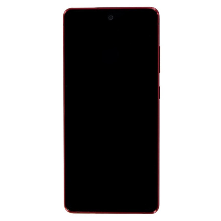 LCD display + Dotyk Přední Kryt Samsung G780 4G Galaxy S20 FE Cloud Red (Service Pack), GH82-24219E