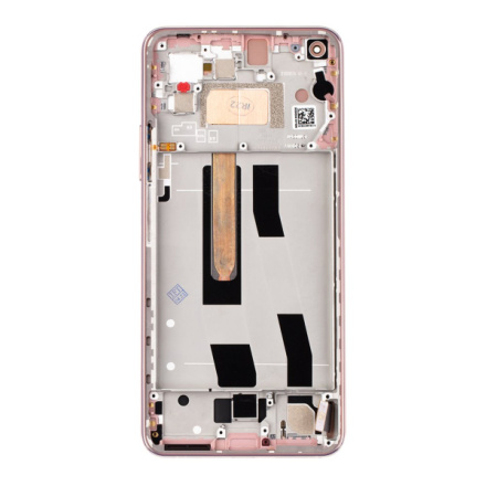 LCD Display + Dotyková Deska + Přední Kryt pro Xiaomi Mi 11 Lite 4G Peach Pink, 57983103929 - neoriginální