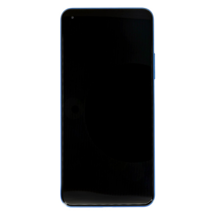 LCD Display + Dotyková Deska + Přední Kryt pro Xiaomi 11 Lite NE 5G Blue (Service Pack), 5600050K9D00