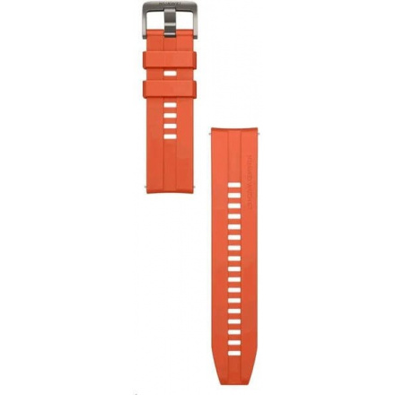 Huawei Originální Silikonový Řemínek pro Watch GT/GT2 46mm Sunset Orange, 57983109065