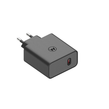 MC-1252 Motorola USB-C 125W Cestovní nabíječka Black (Service Pack), SA18D49593