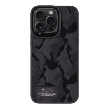 Tactical Camo Troop Kryt pro Apple iPhone 15 Pro Max Black, 57983115926