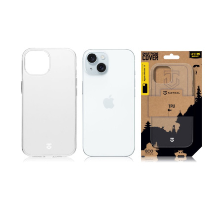 Tactical TPU Kryt pro Apple iPhone 15 Transparent , 57983115994