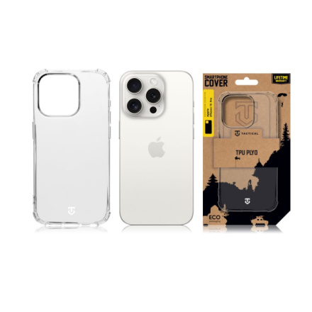 Tactical TPU Plyo Kryt pro Apple iPhone 15 Pro Transparent , 57983115997