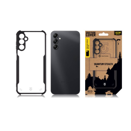 Tactical Quantum Stealth Kryt pro Samsung Galaxy A14 4G/A14 5G Clear/Black, 57983116309