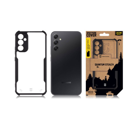 Tactical Quantum Stealth Kryt pro Samsung Galaxy A34 5G Clear/Black, 57983116311