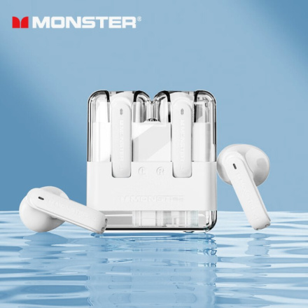 Monster XKT12 TWS Bezdrátová Sluchátka White, 57983116483